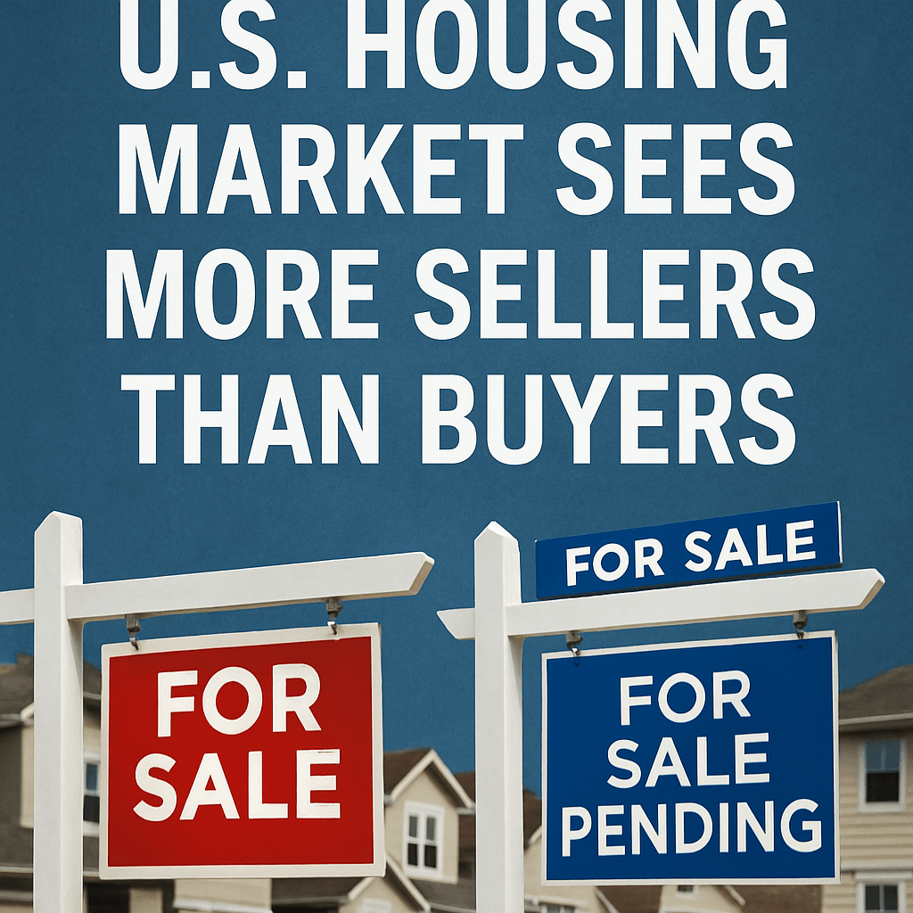 U.S. Housing Market Sees More Sellers than Buyers image