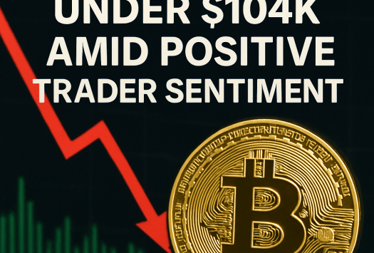 Bitcoin Falls Under $104K Amid Positive Trader Sentiment image