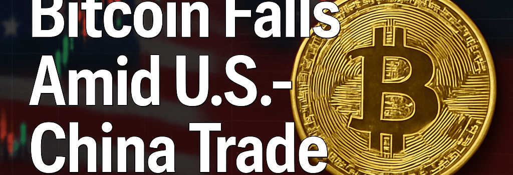 Bitcoin Falls Amid U.S.-China Trade Concerns image