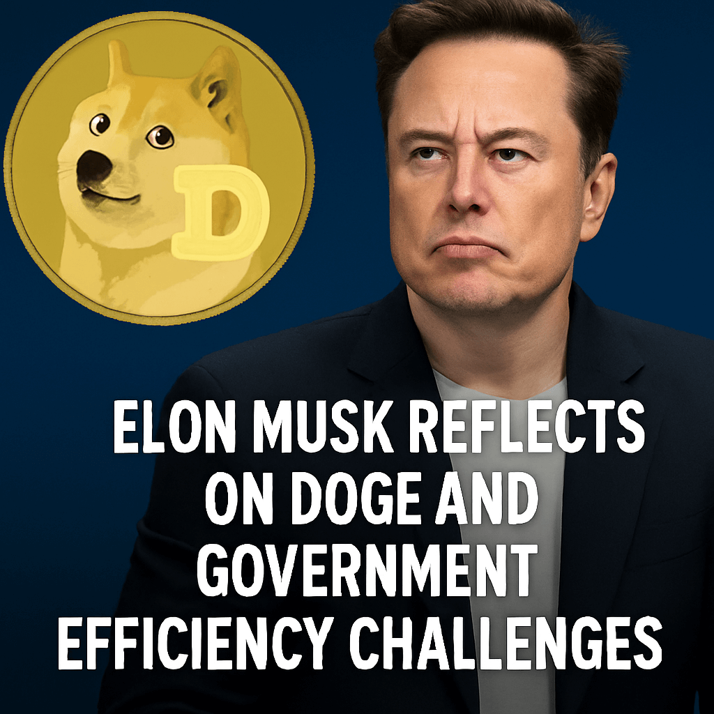 Elon Musk Reflects on DOGE and Government Efficiency Challenges image
