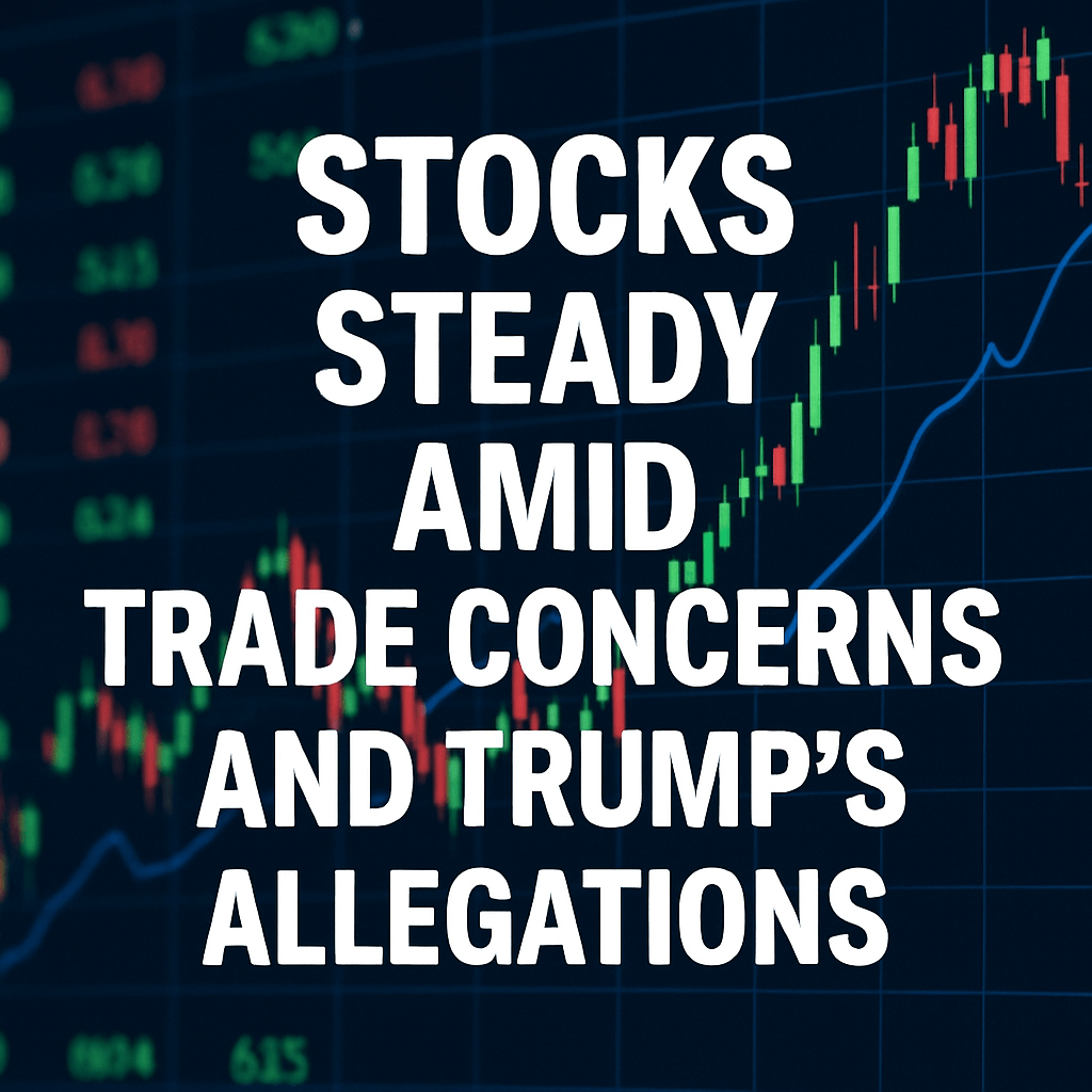 Stocks Steady Amid Trade Concerns and Trump’s Allegations image