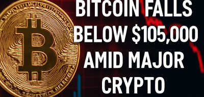 Bitcoin Falls Below $105,000 Amid Major Crypto Liquidation image