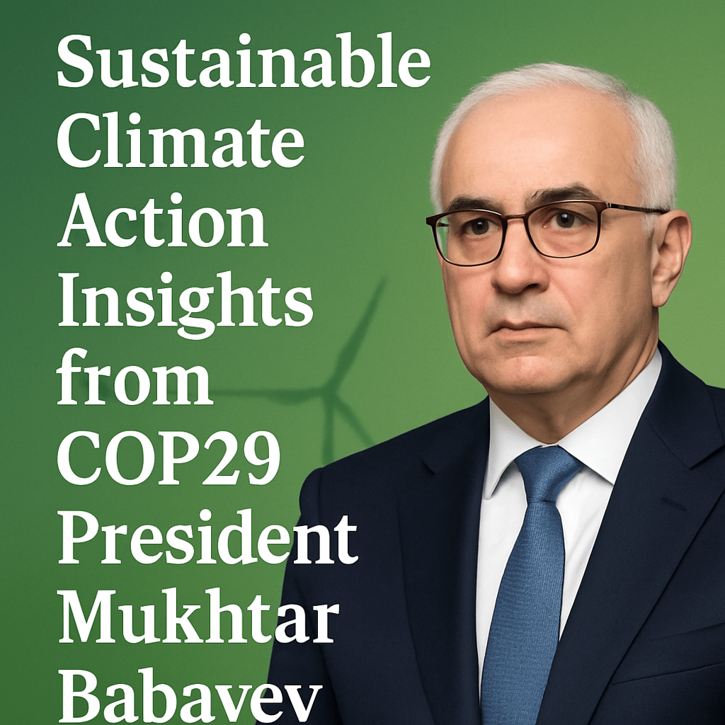 Sustainable Climate Action Insights from COP29 President Mukhtar Babayev image