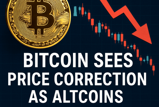 Bitcoin Sees Price Correction as Altcoins Experience Liquidation image