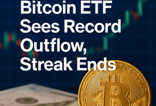 BlackRock’s Bitcoin ETF Sees Record Outflow, Streak Ends image