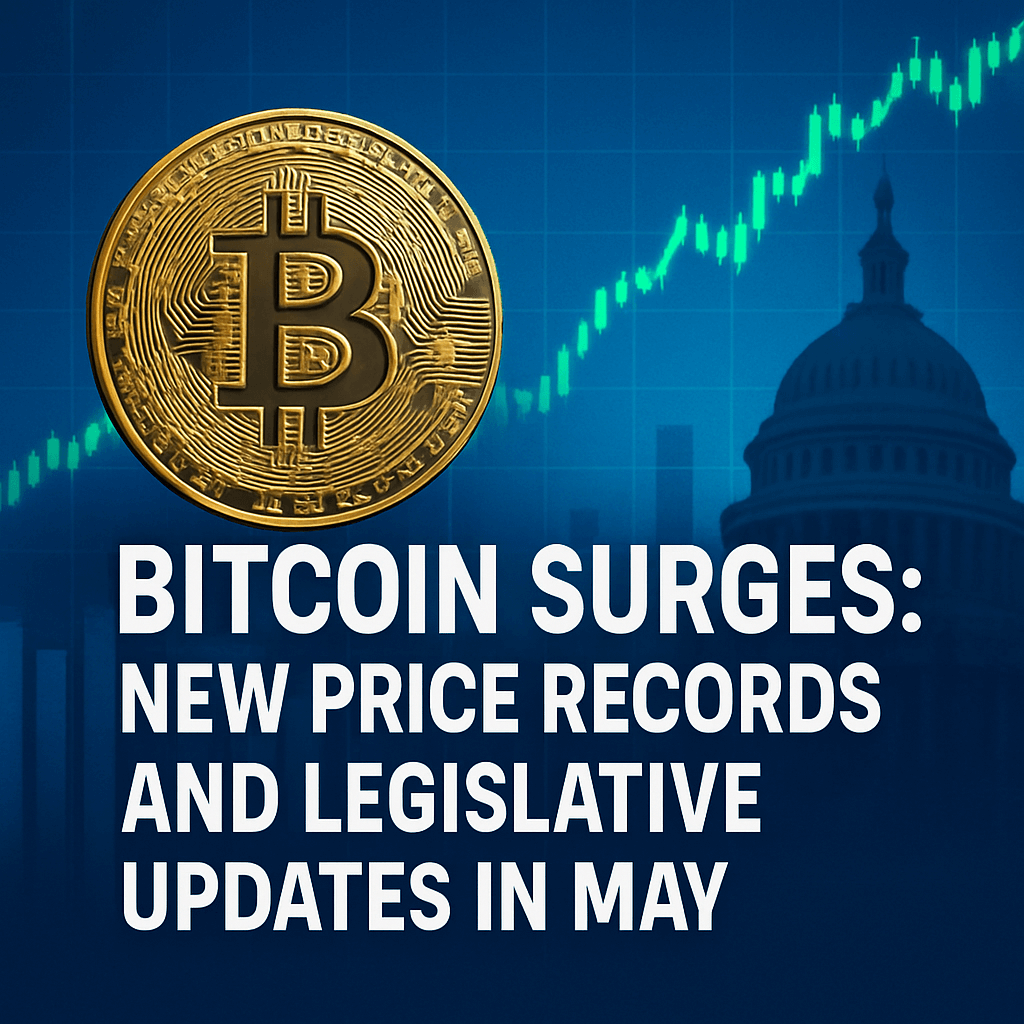 Bitcoin Surges: New Price Records and Legislative Updates in May image