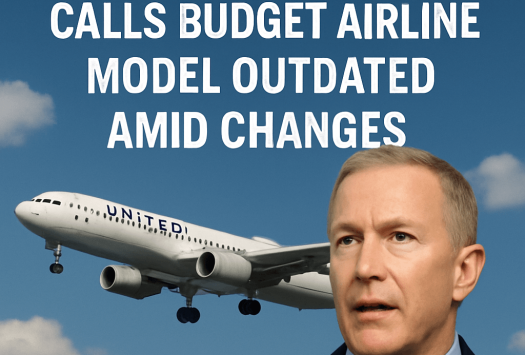 United Airlines CEO Calls Budget Airline Model Outdated Amid Changes image