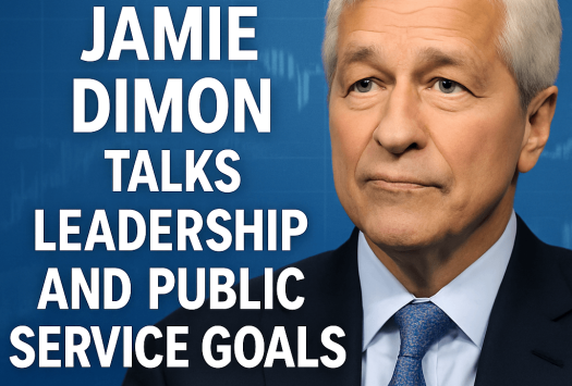 Jamie Dimon Talks Leadership and Public Service Goals image