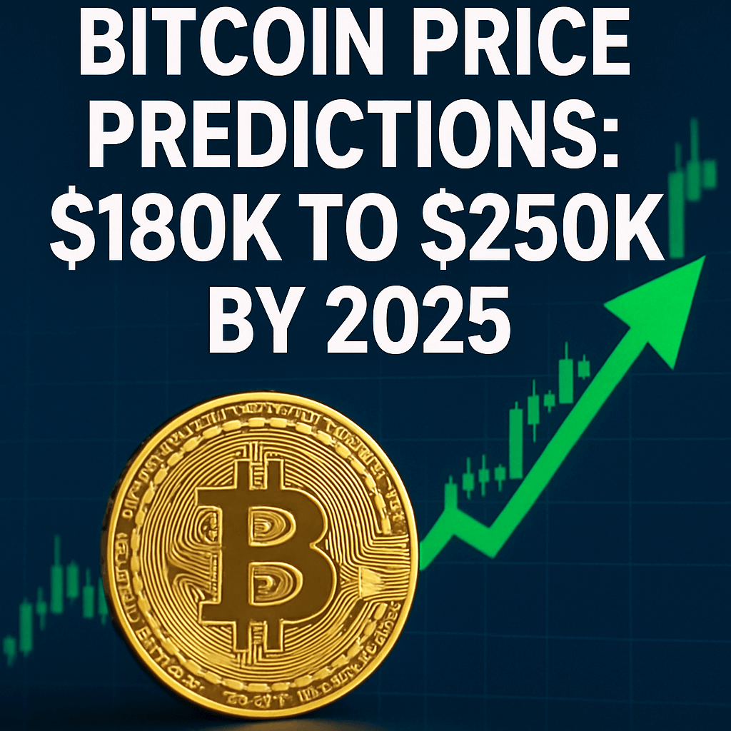 Bitcoin Price Predictions: $180K to $250K by 2025 image