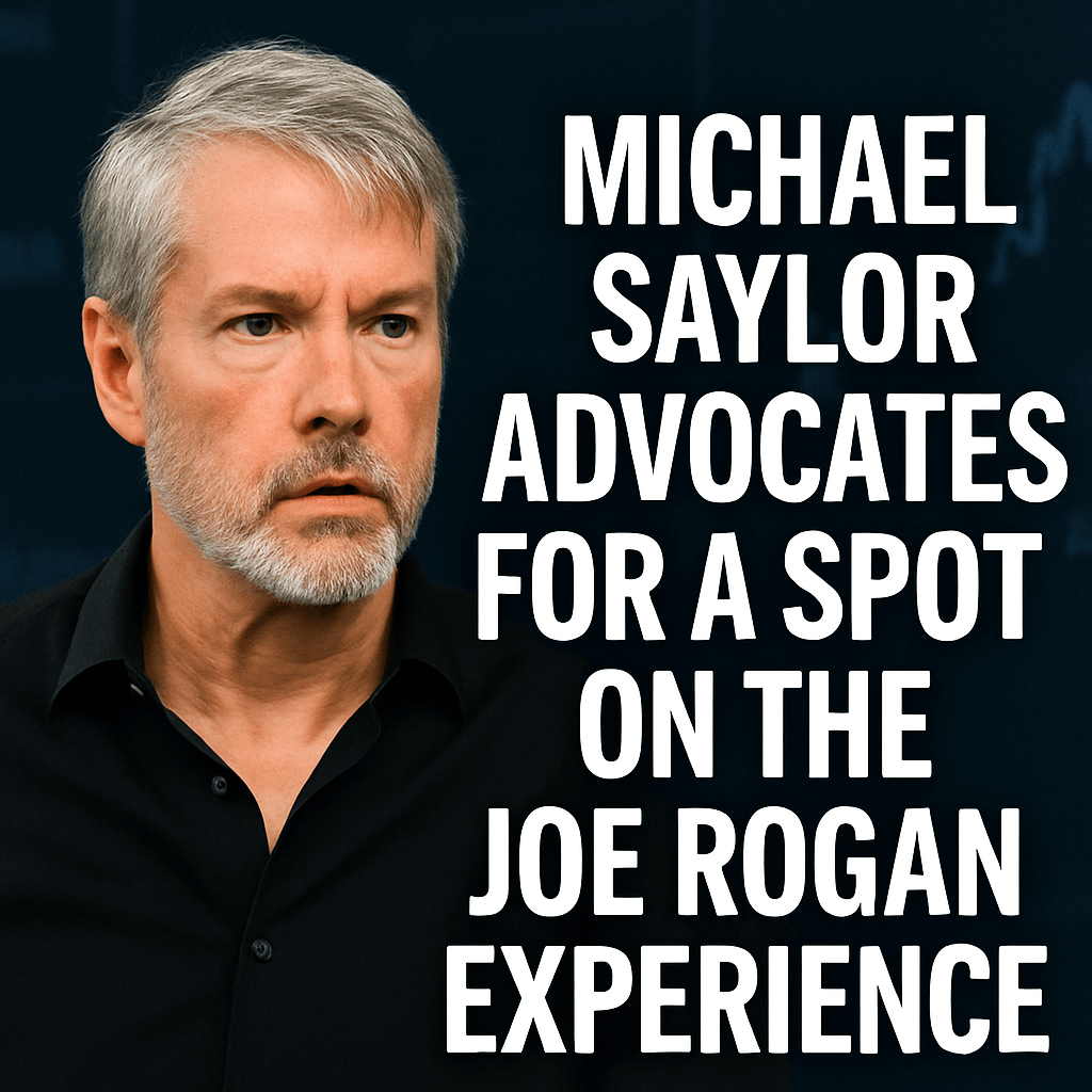 Michael Saylor Advocates for a Spot on The Joe Rogan Experience image