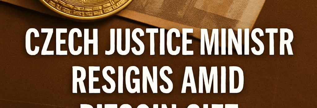 Czech Justice Minister Resigns Amid Bitcoin Gift Controversy image