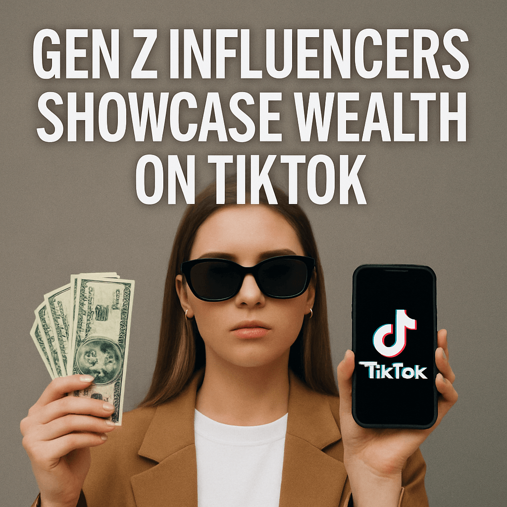 Gen Z Influencers Showcase Wealth on TikTok image