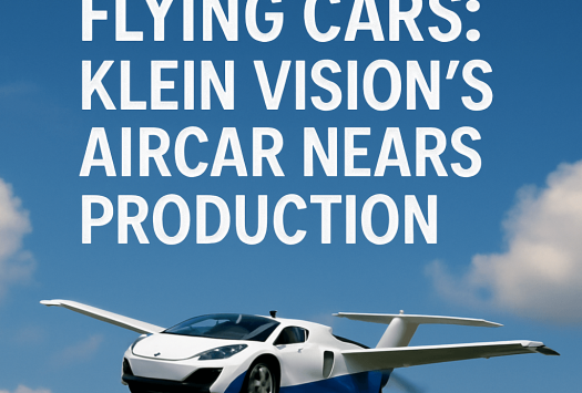 The Rise of Flying Cars: Klein Vision’s AirCar Nears Production image