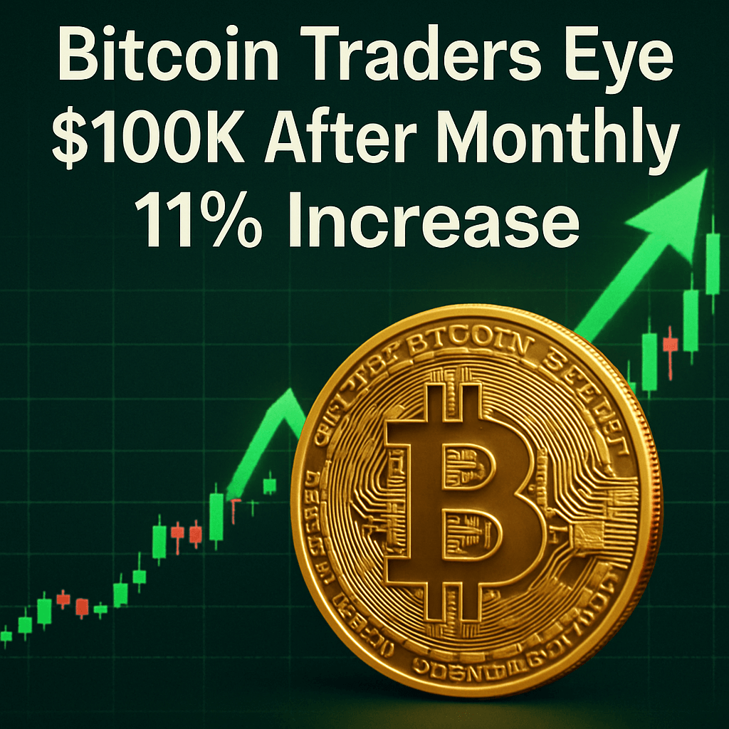 Bitcoin Traders Eye $100K After Monthly 11% Increase image