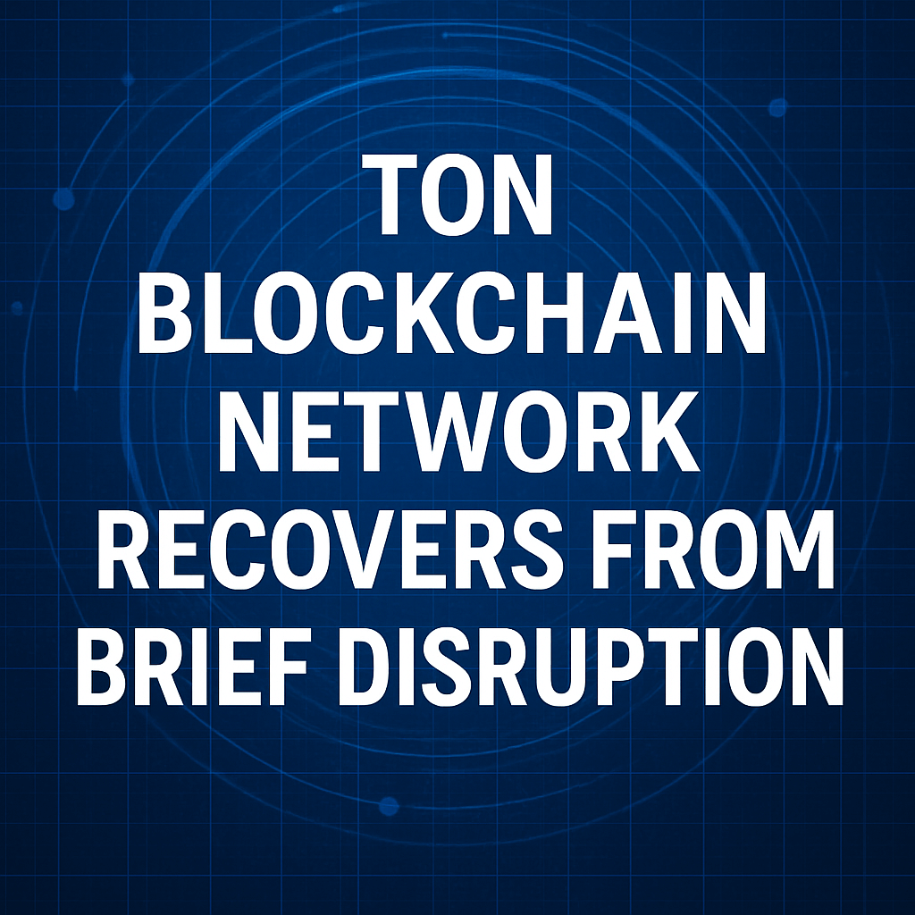 TON Blockchain Network Recovers from Brief Disruption image