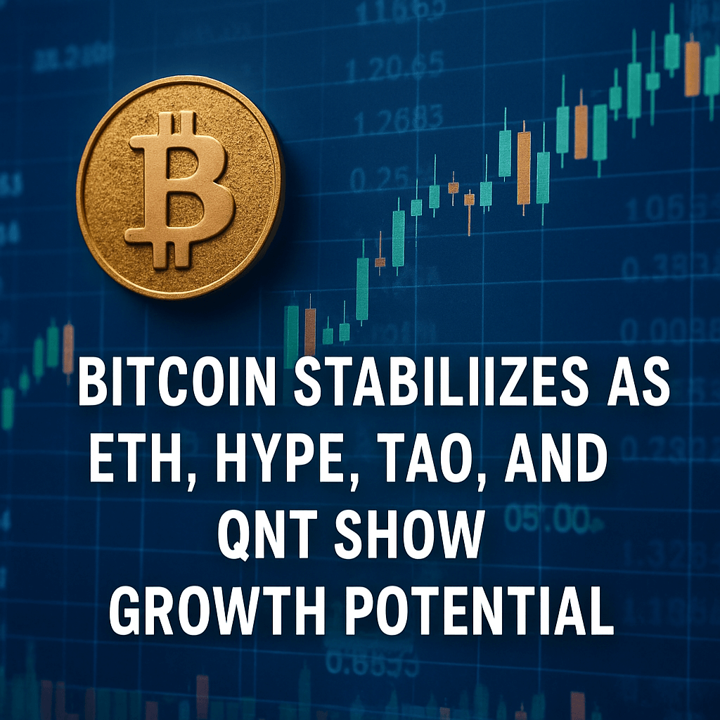 Bitcoin Stabilizes as ETH, HYPE, TAO, and QNT Show Growth Potential image