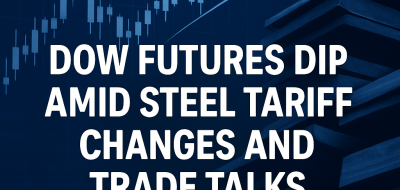 Dow Futures Dip Amid Steel Tariff Changes and Trade Talks image