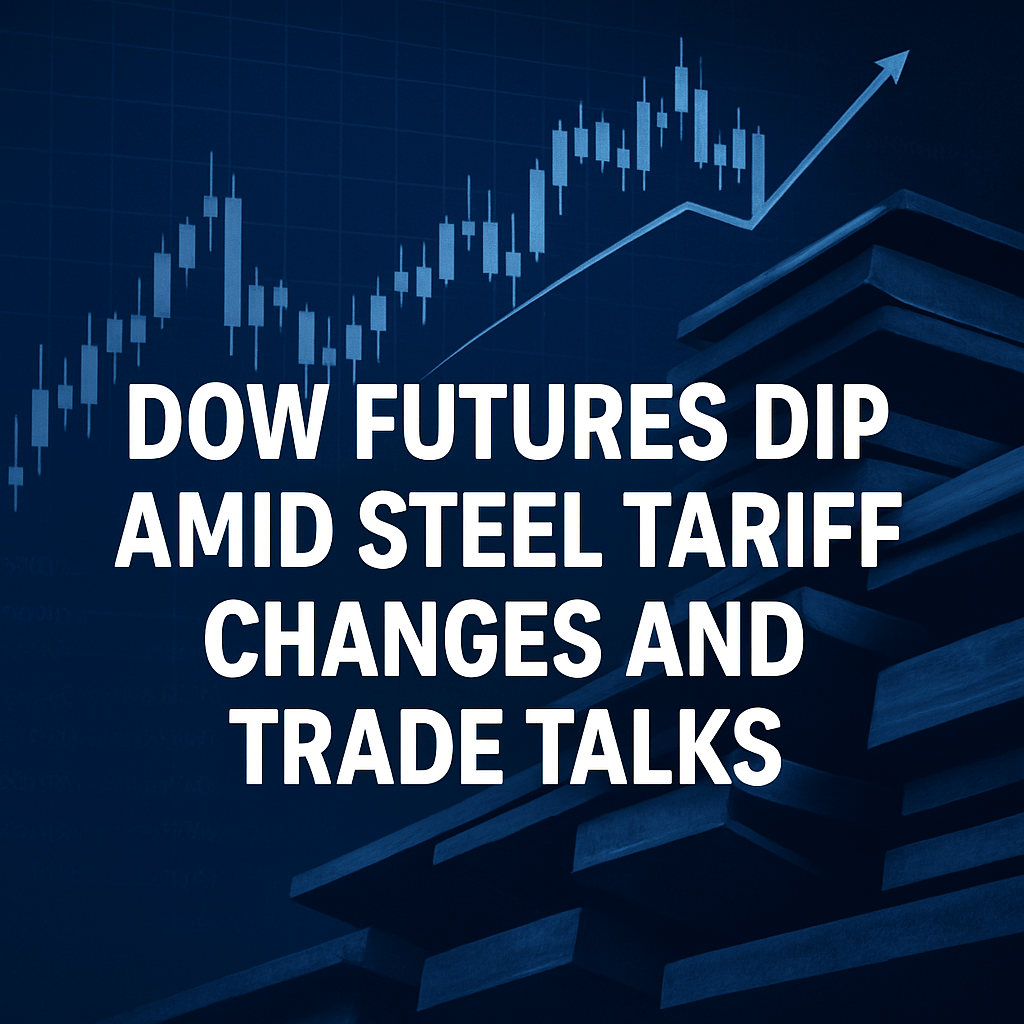 Dow Futures Dip Amid Steel Tariff Changes and Trade Talks image