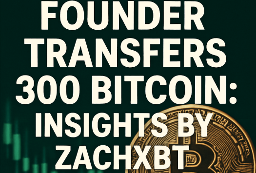 Silk Road Founder Transfers 300 Bitcoin: Insights by ZachXBT image