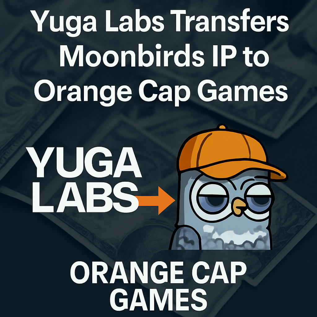 Yuga Labs Transfers Moonbirds IP to Orange Cap Games image