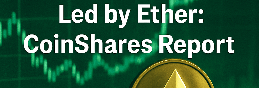 Crypto Funds See $286M in Inflows, Led by Ether: CoinShares Report image