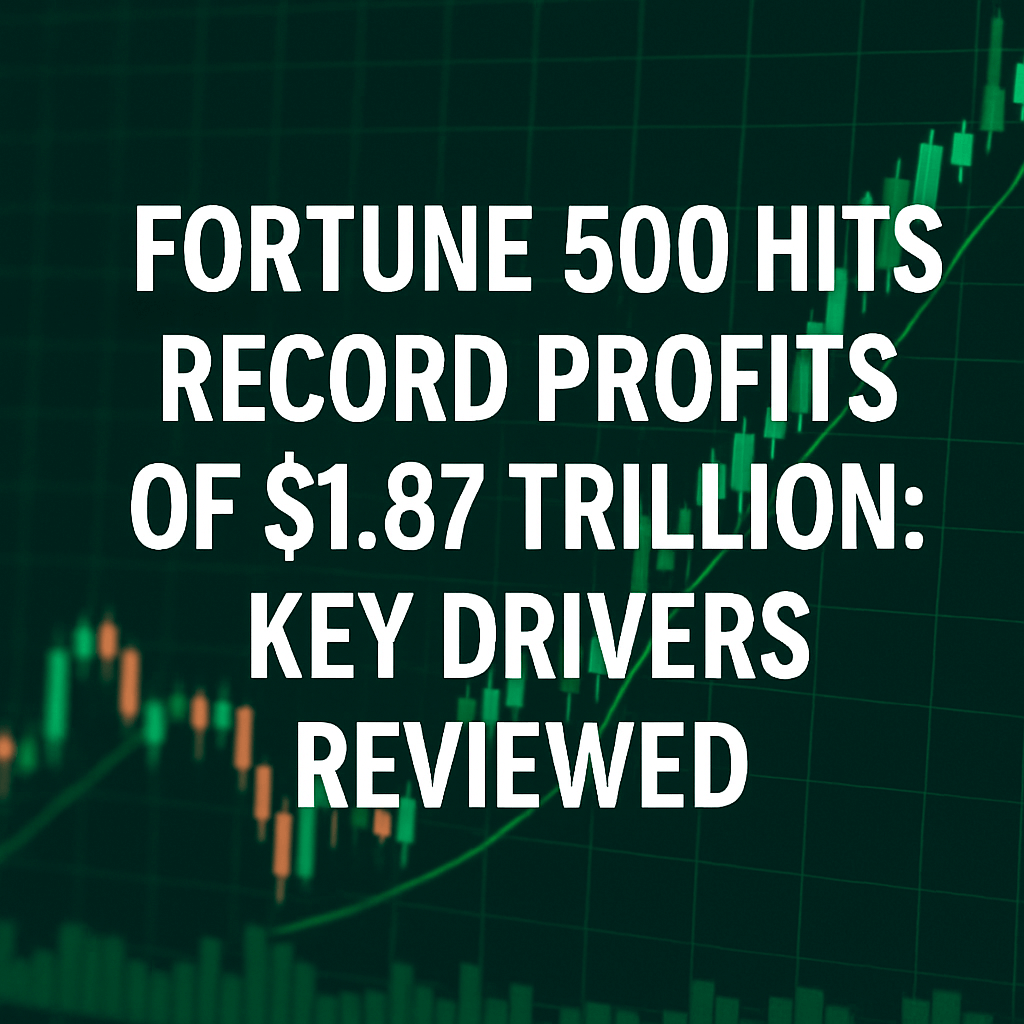 Fortune 500 Hits Record Profits of $1.87 Trillion: Key Drivers Reviewed image