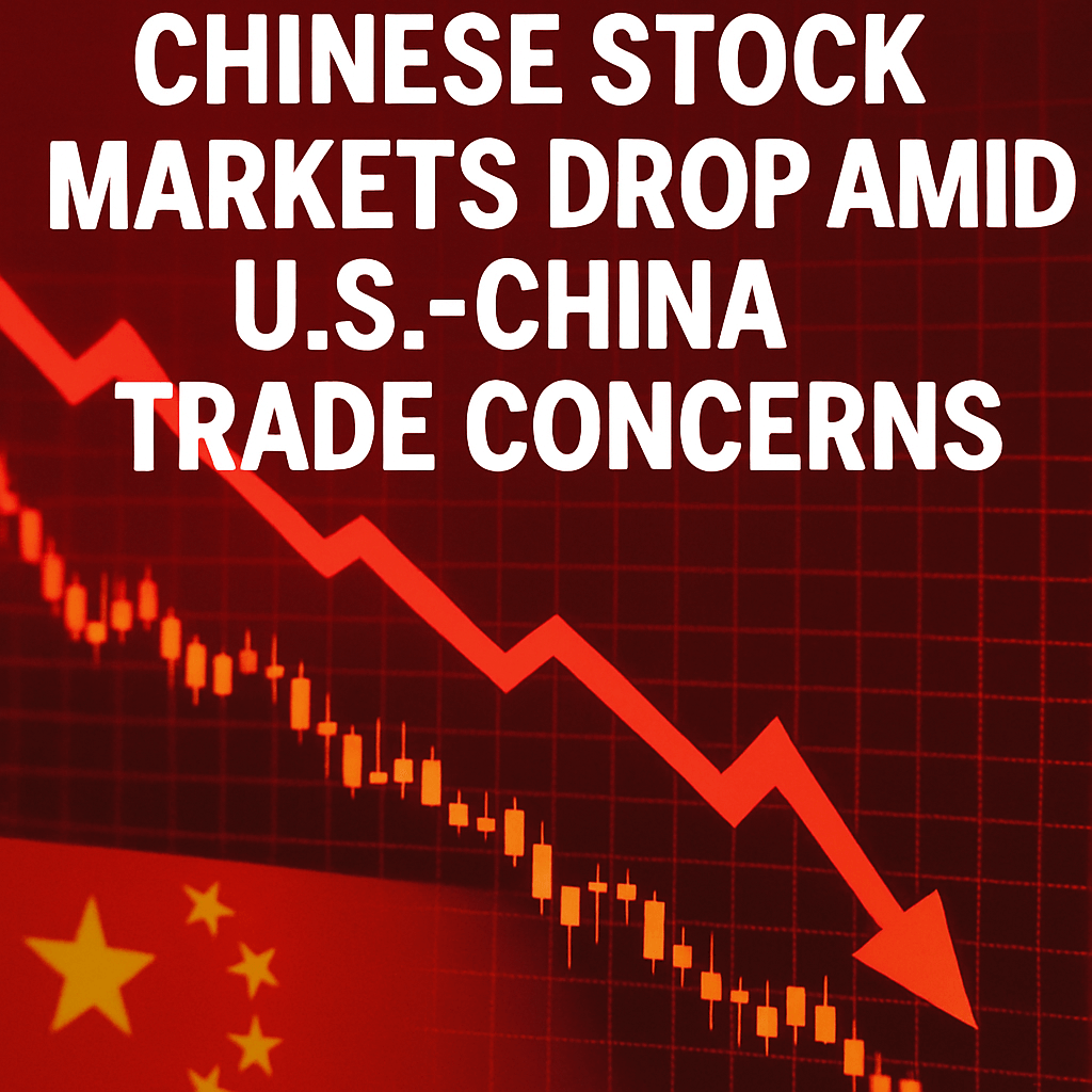 Chinese Stock Markets Drop Amid U.S.-China Trade Concerns image