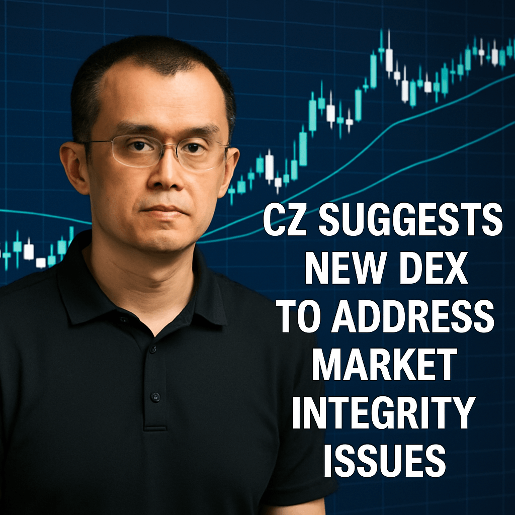 CZ Suggests New DEX to Address Market Integrity Issues image