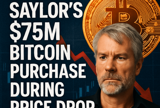 Michael Saylor’s $75M Bitcoin Purchase During Price Drop image