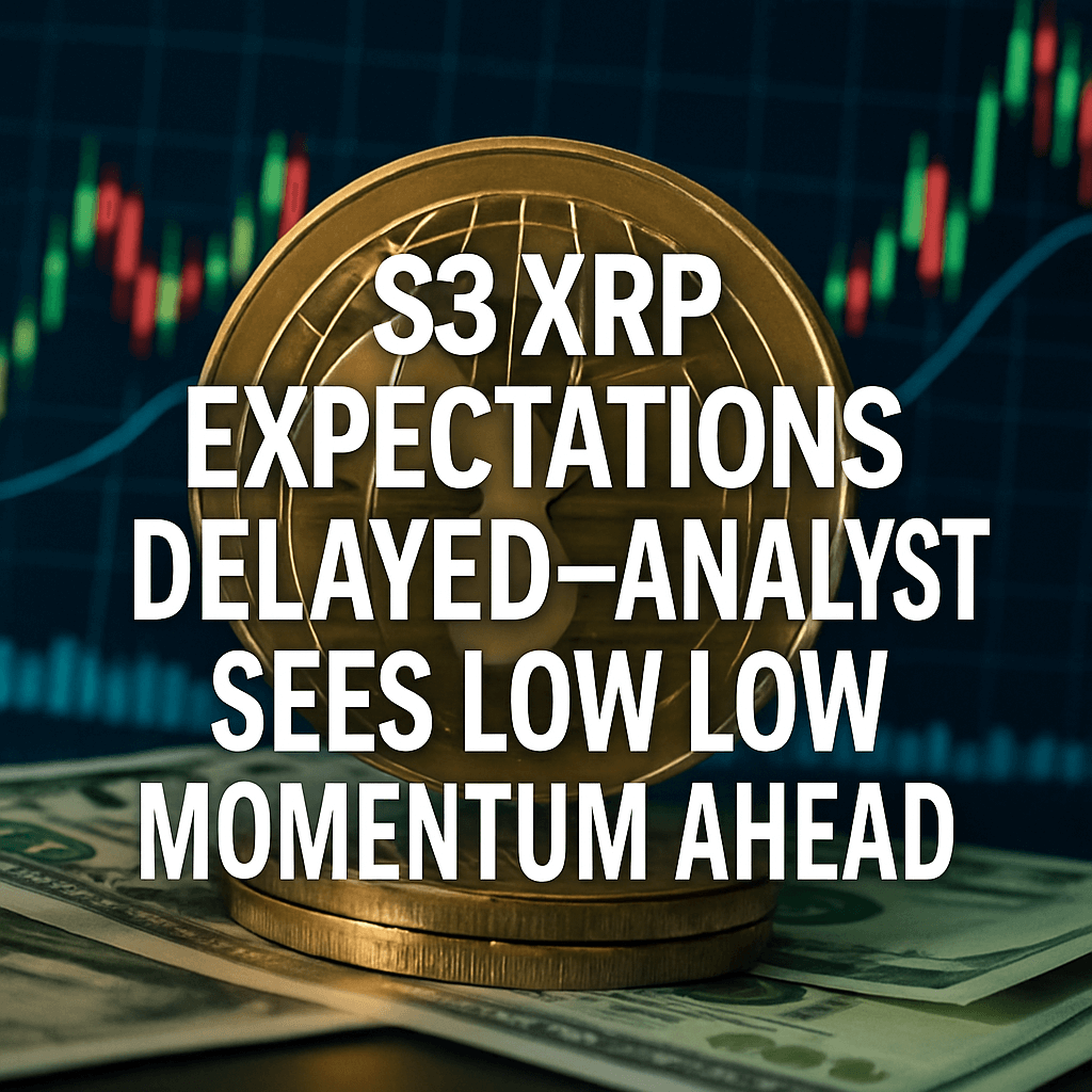 $3 XRP Expectations Delayed—Analyst Sees Low Momentum Ahead image