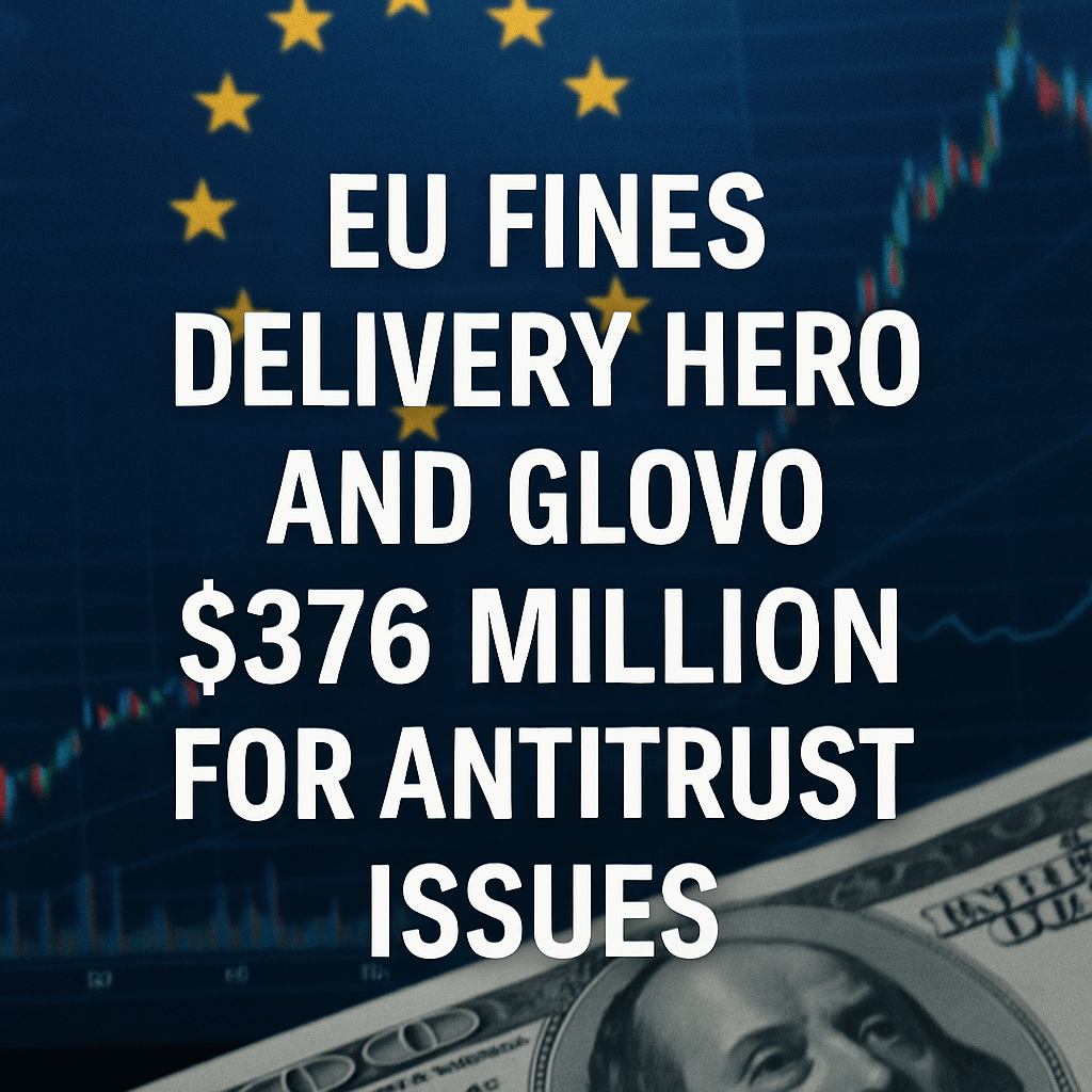 EU Fines Delivery Hero and Glovo $376 Million for Antitrust Issues image