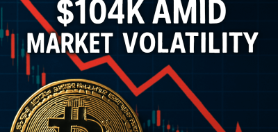 Bitcoin Price Falls Below $104K Amid Market Volatility image