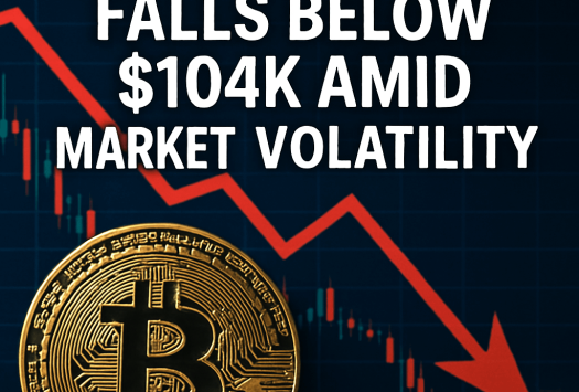 Bitcoin Price Falls Below $104K Amid Market Volatility image