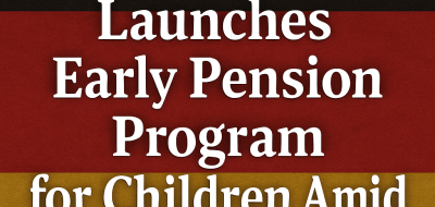 Germany Launches Early Pension Program for Children Amid Boomers’ Issues image