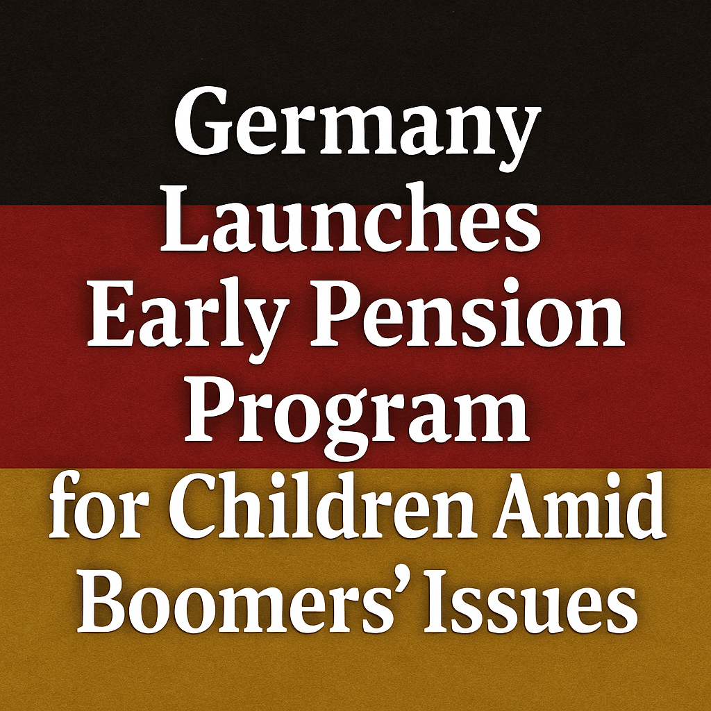 Germany Launches Early Pension Program for Children Amid Boomers’ Issues image