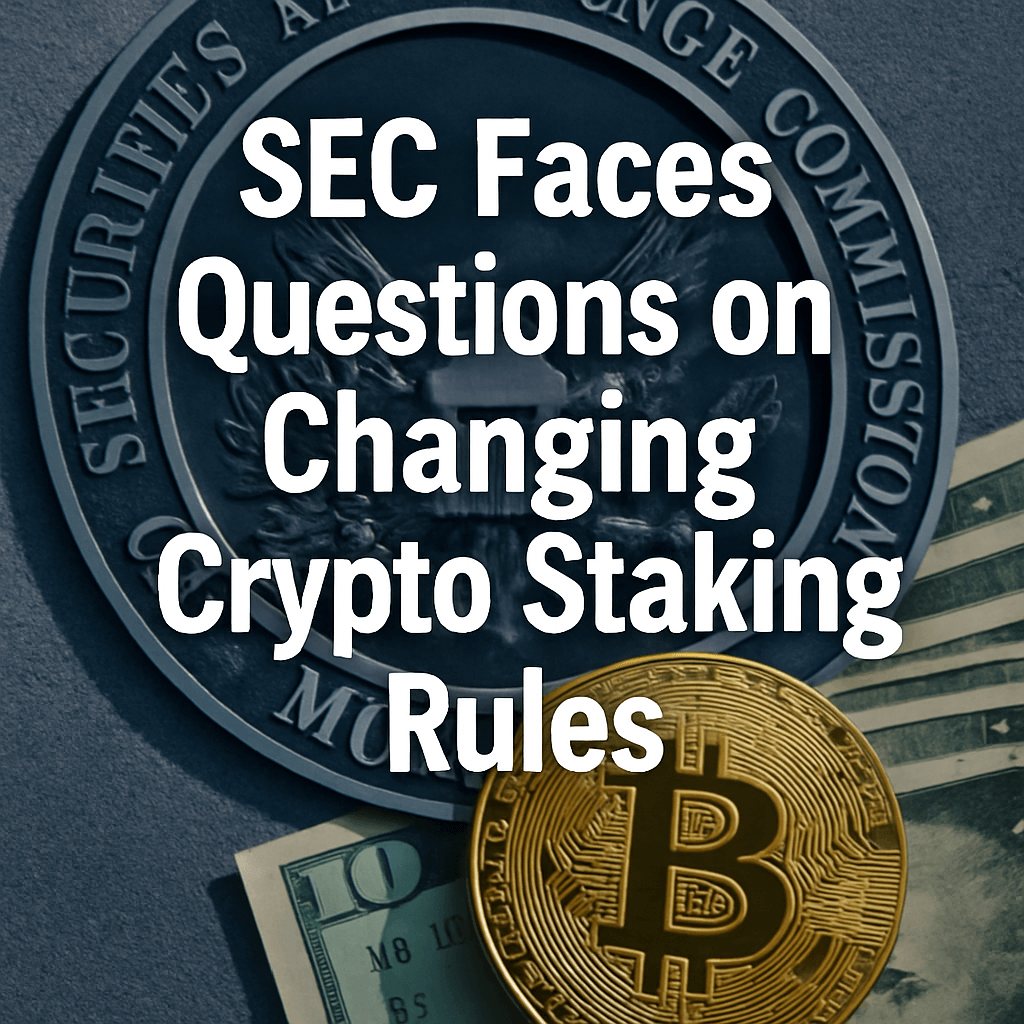 SEC Faces Questions on Changing Crypto Staking Rules image