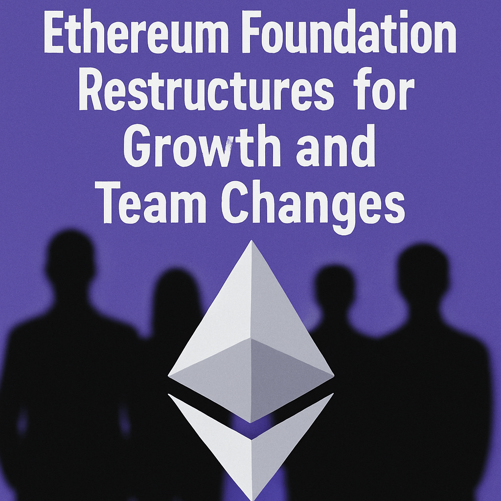 Ethereum Foundation Restructures for Growth and Team Changes image