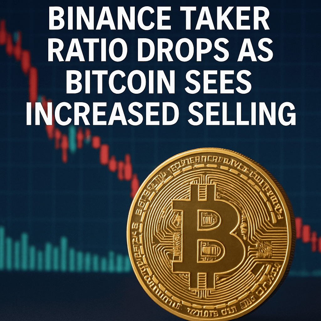 Binance Taker Ratio Drops as Bitcoin Sees Increased Selling image