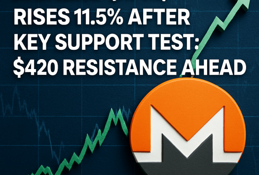 Monero (XMR) Rises 11.5% After Key Support Test: $420 Resistance Ahead image