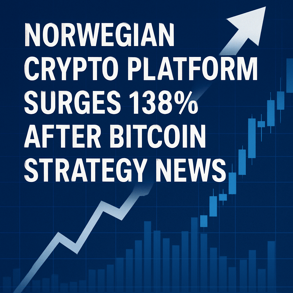 Norwegian Crypto Platform Surges 138% After Bitcoin Strategy News image