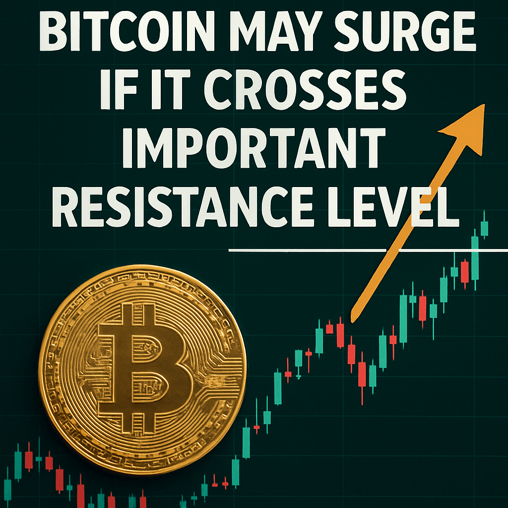 Bitcoin May Surge If It Crosses Important Resistance Level image