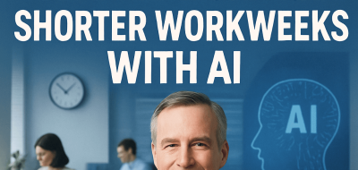 Bank CEO Supports Flexible Work and Shorter Workweeks with AI image