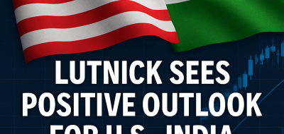 Lutnick Sees Positive Outlook for U.S.-India Trade Agreement image