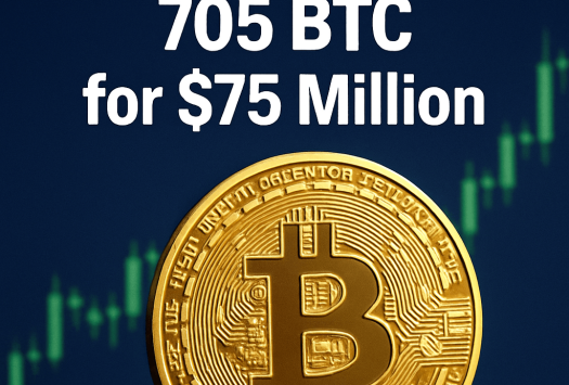 Strategy Acquires 705 BTC for $75 Million image