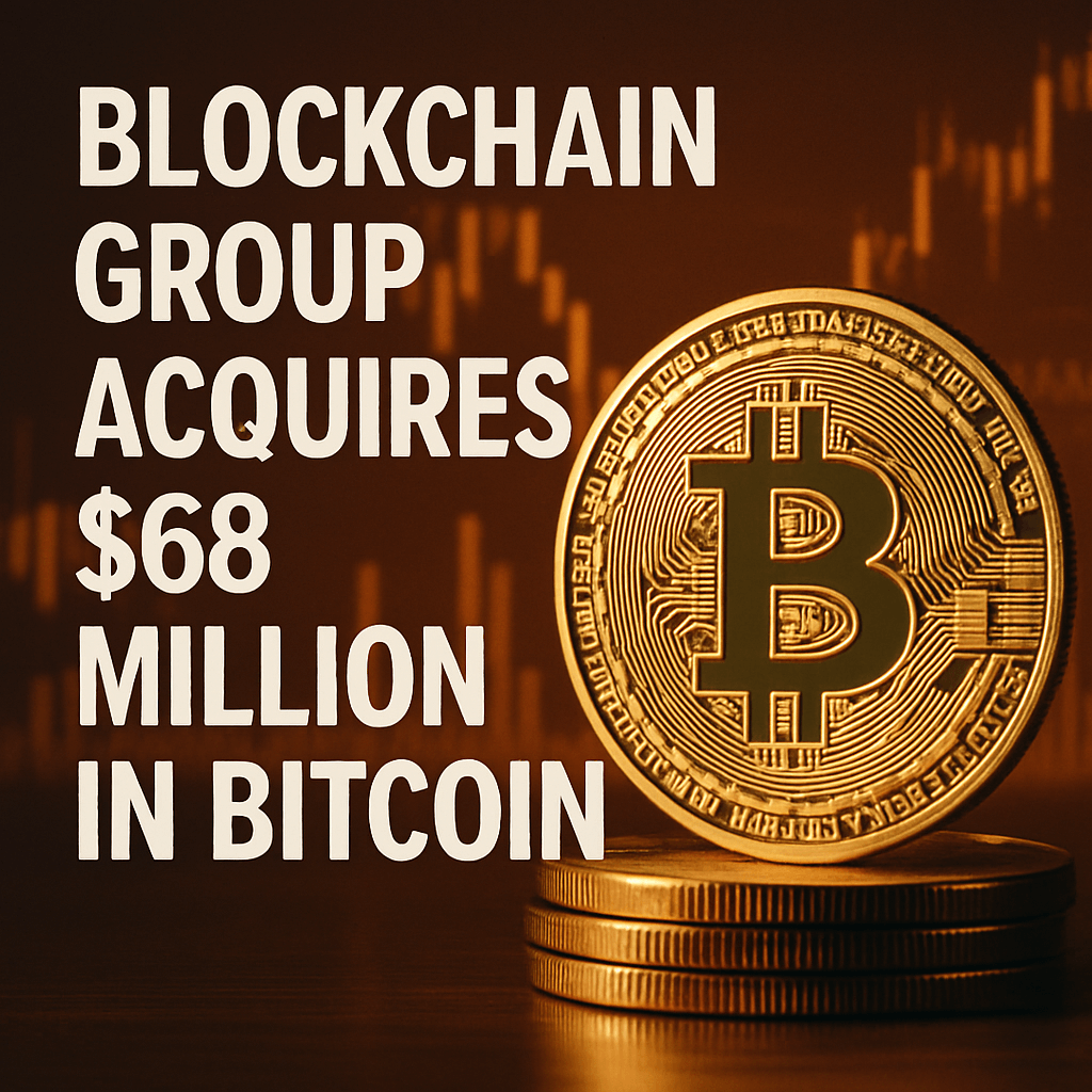 Blockchain Group Acquires $68 Million in Bitcoin image