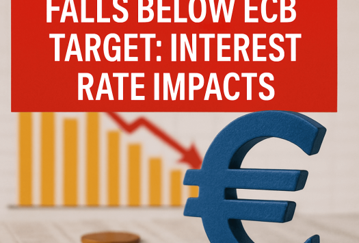 Eurozone Inflation Falls Below ECB Target: Interest Rate Impacts image