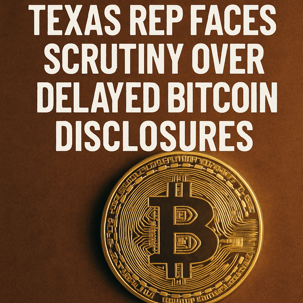 Texas Rep Faces Scrutiny Over Delayed Bitcoin Disclosures image