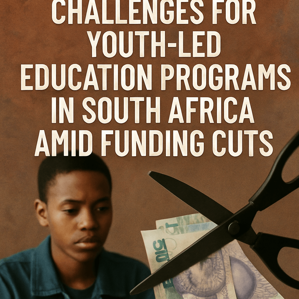 Challenges for Youth-Led Education Programs in South Africa Amid Funding Cuts image