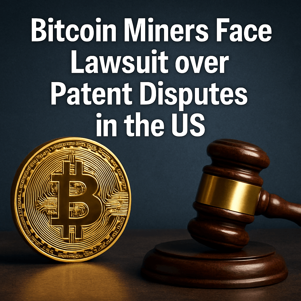 Bitcoin Miners Face Lawsuit over Patent Disputes in the US image