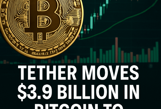 Tether Moves $3.9 Billion in Bitcoin to Increase Holdings image